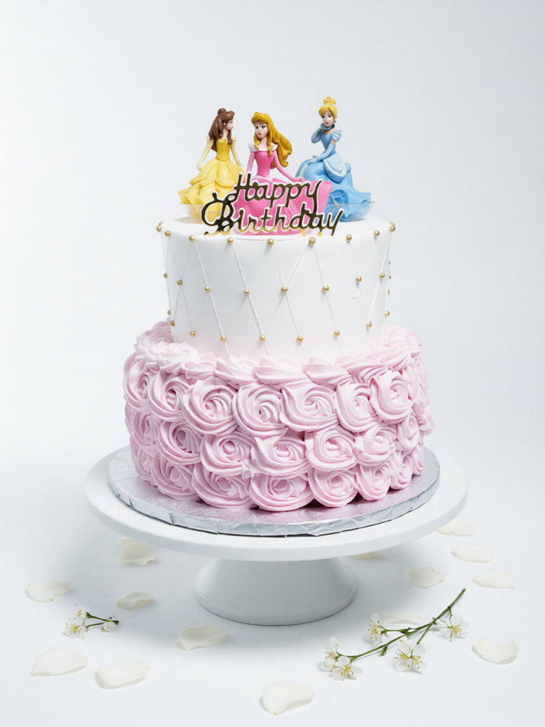 Barbie Rosette Dreams Cake-TR032