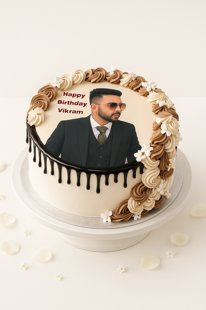 Elegant picture cake-BO016