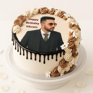 Elegant picture cake-BO016
