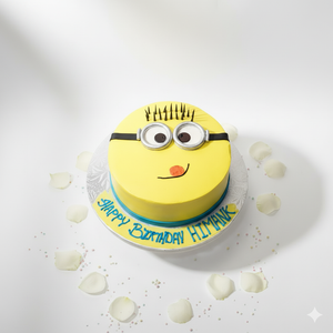 Minions Face Cake-BG009