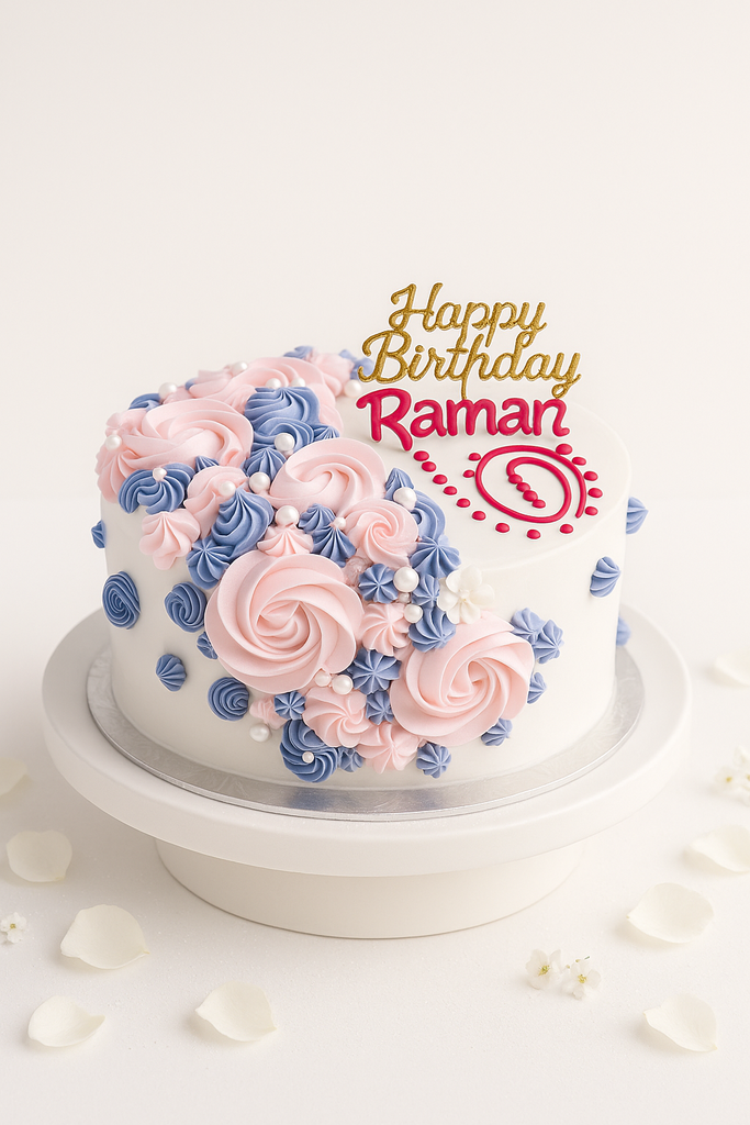 Ruffle & Rosset Cake-GI036