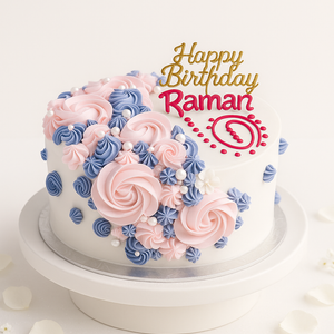 Ruffle & Rosset Cake-GI036