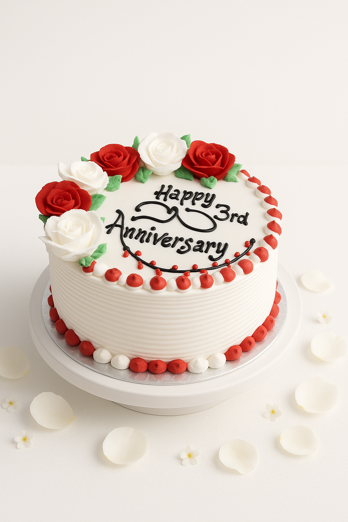 Elegant Anniversary Cake-AN007