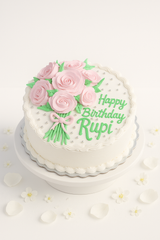 Flower boutique theme cake-GI038