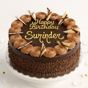 Chocolate birthday cake-BG021