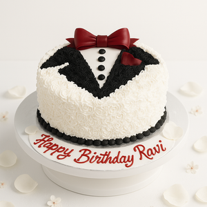 Gentleman birthday cake-BO021