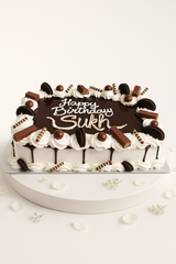 Rectangle chocolate cake-BG022