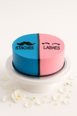 Staches or Lashes Cake-BS010