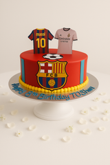 Football Club Barcelona Birthday Cake-BO001