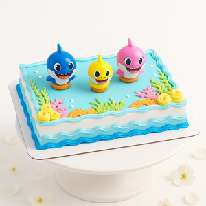 Baby Shark Toy Cake-BG027