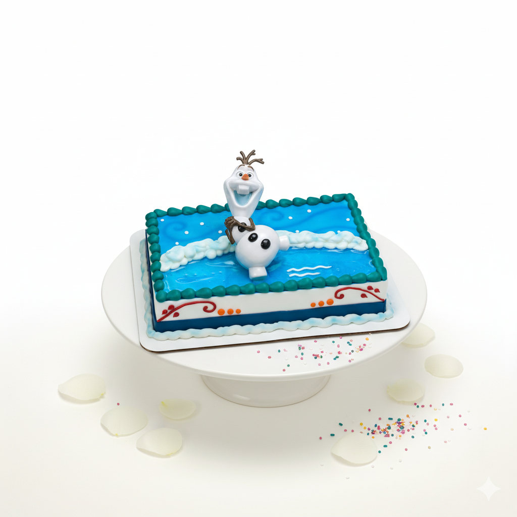Snowman Toy Cake-BG029