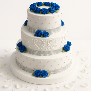 3- Tier henna design Cake-TR014