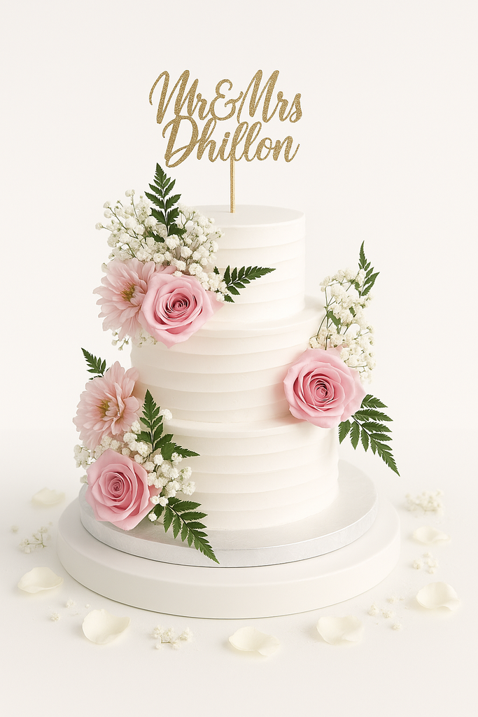 Mr&Mrs Anniversary cake-WE007