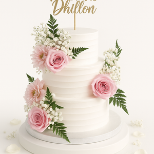 Mr&Mrs Anniversary cake-WE007