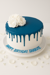 Blue Drip Cake-BO028