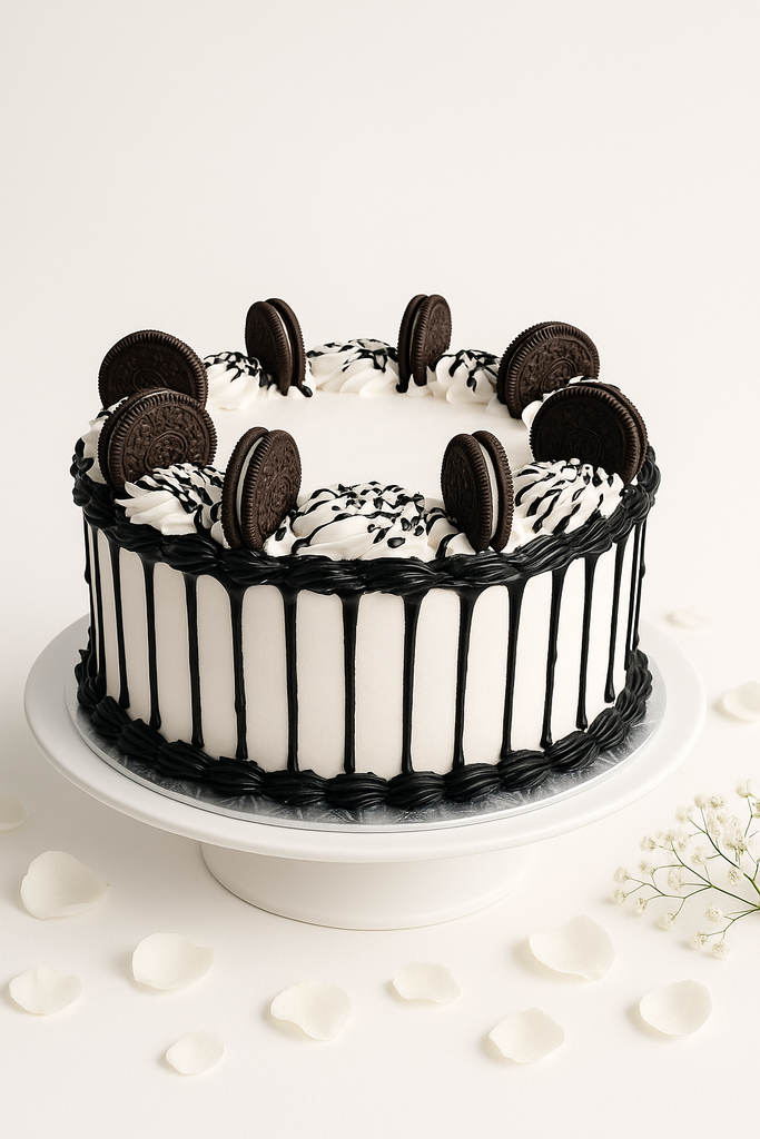 black drizzle oroeo cake-BO029