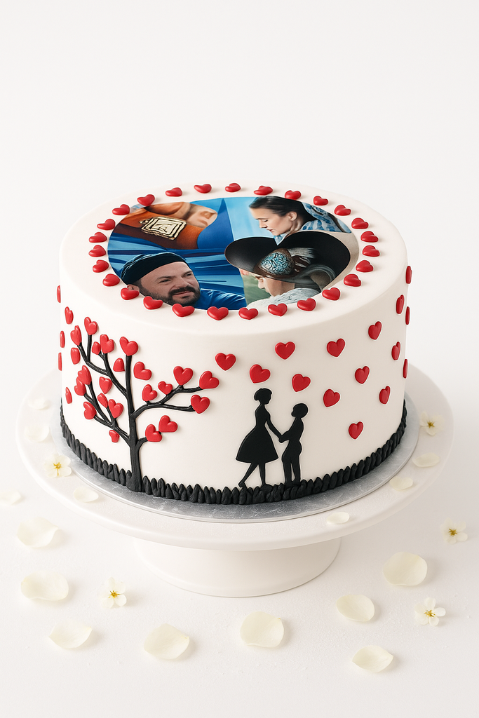 heart tree cake-GI055