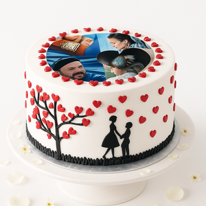 heart tree cake-GI055
