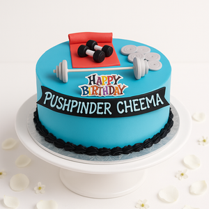 gym lover cake-BO036