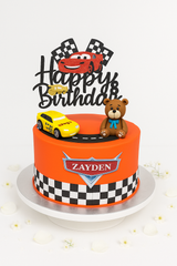 Disney Cars Birthday Cake-BO006