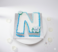 letter N cake-BG039