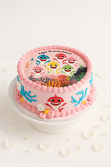 Baby shark picture cake-GI061