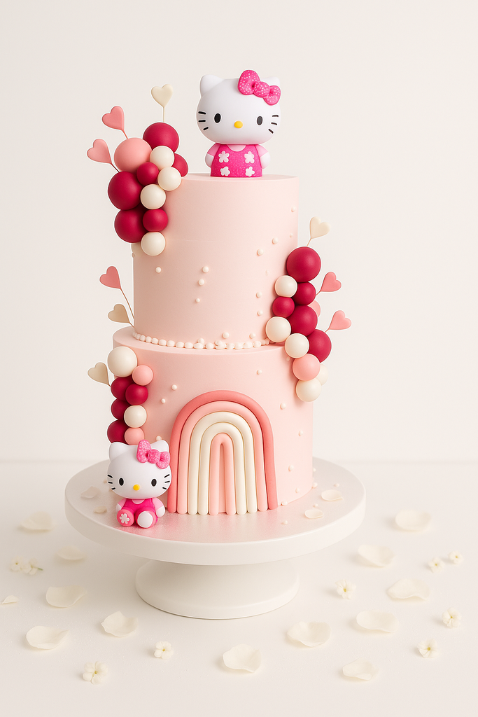 Hello Kitty Rainbow Birthday Cake-TR002