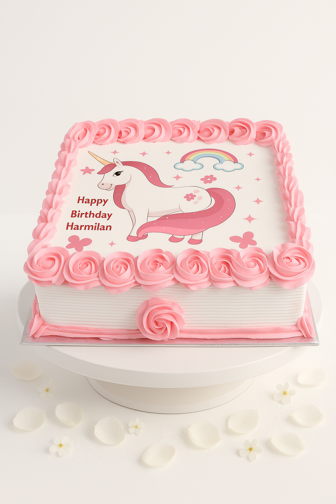 Unicorn Picture Cake-GI066