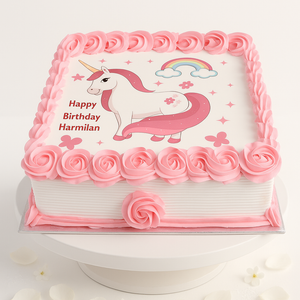 Unicorn Picture Cake-GI066
