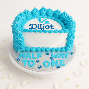 Boy Half-moon Cake-HF007