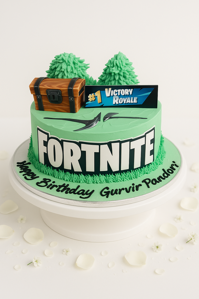 Fortnite B irthday Cake-BO043