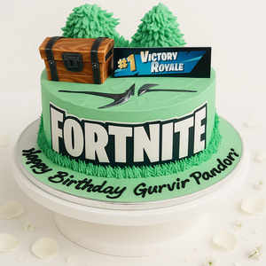 Fortnite B irthday Cake-BO043