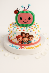 cocomelon multicolor cake-BO047