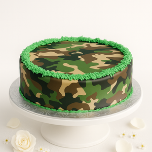 Honour Guard Camouflage Cake-BO049