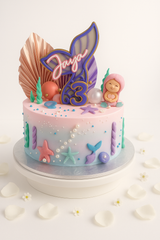 Mermaid Theme Birthday Cake-GI006