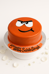 Red M&M Smile Cake-BO050