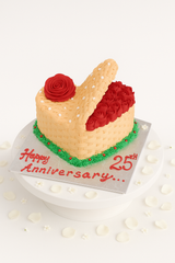 Heartfelt Rose Basket Cake-AN012