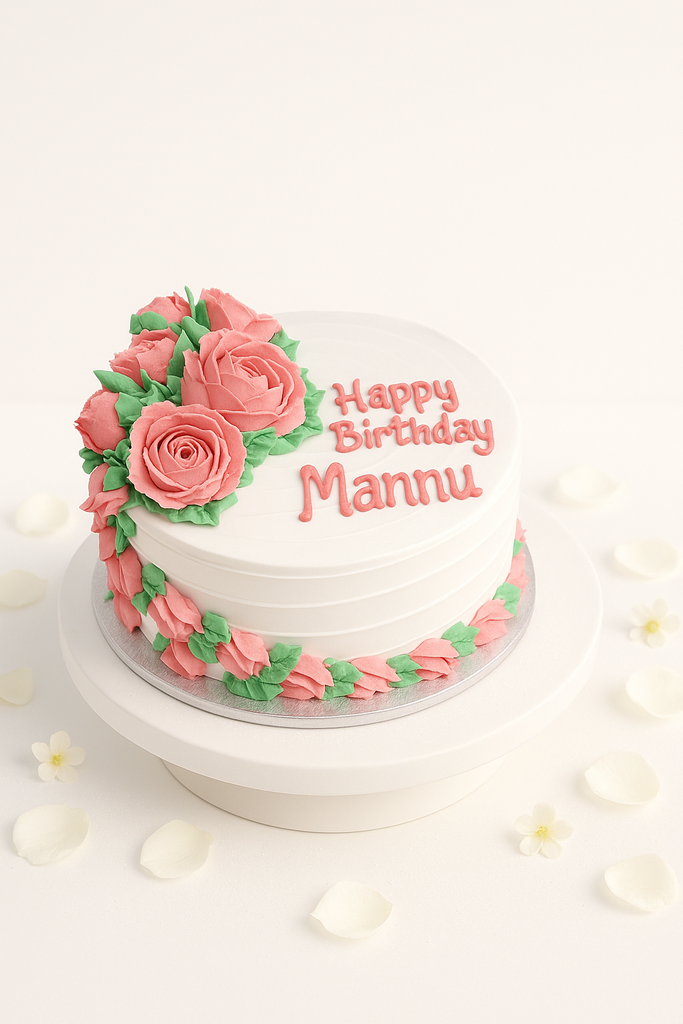 Peach Blossom Cascade Cake-GI071