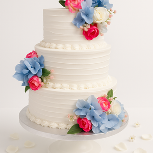 Hydra floral wedding cake-WE004