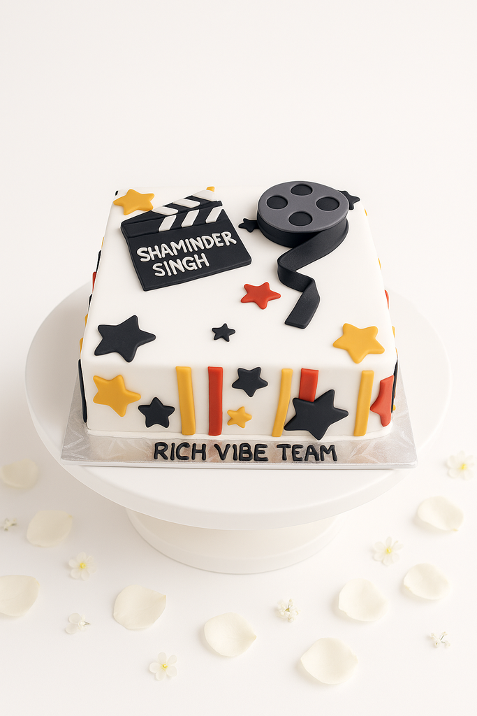 Golden Melody Square Cake-BG055