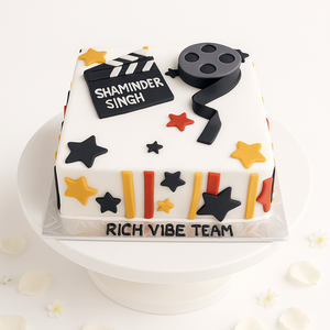 Golden Melody Square Cake-BG055