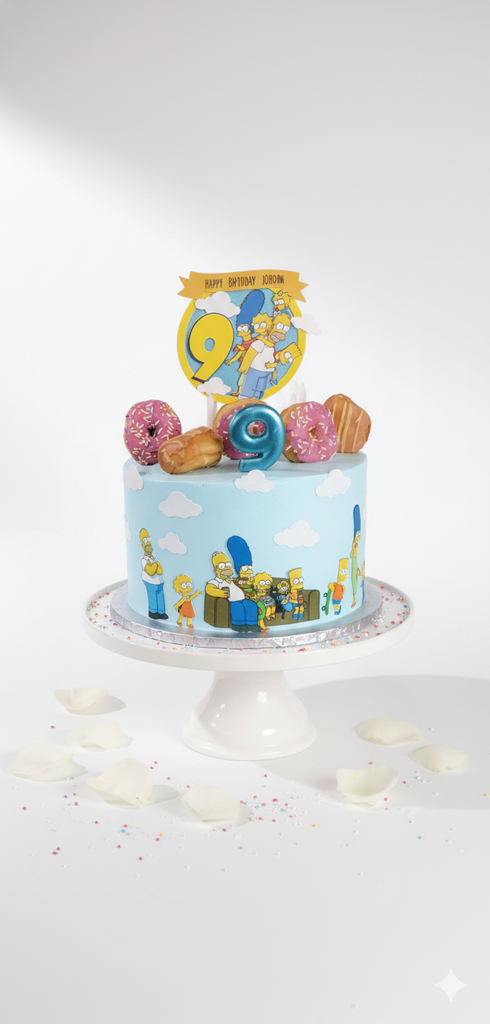 Simpsons Family Fun Cake-BO059