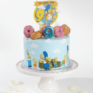 Simpsons Family Fun Cake-BO059
