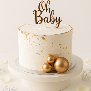 Oh Baby! Golden Balls cake-BS003