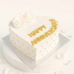 Diamond Elegance Heart Cake-AN017