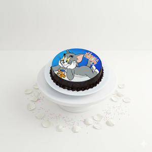Tom & Jerry Chocolate Fudge Cake-BO061