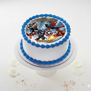 Heroic Blue Celebration Cake-BO062