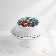 Superhero Spotlight Cake-BO063