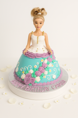Floral Doll Elegance Cake-GI073