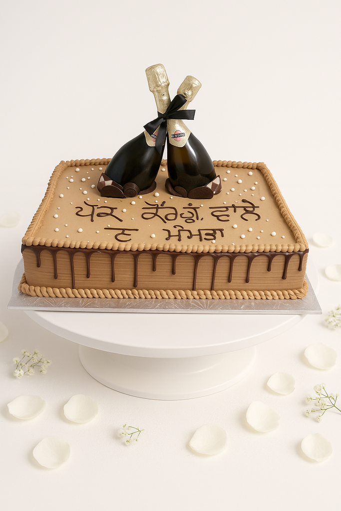Chocolate Champagne Celebration Cake-BG065